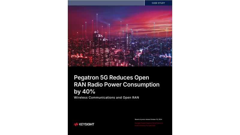 Pegatron 5G Reduces Open RAN Radio Power Consumption by 40%